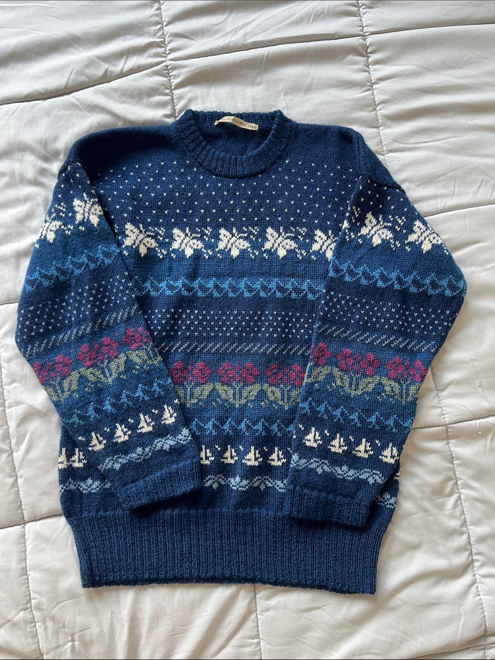 Vintage Nordic Sweater (S-M)